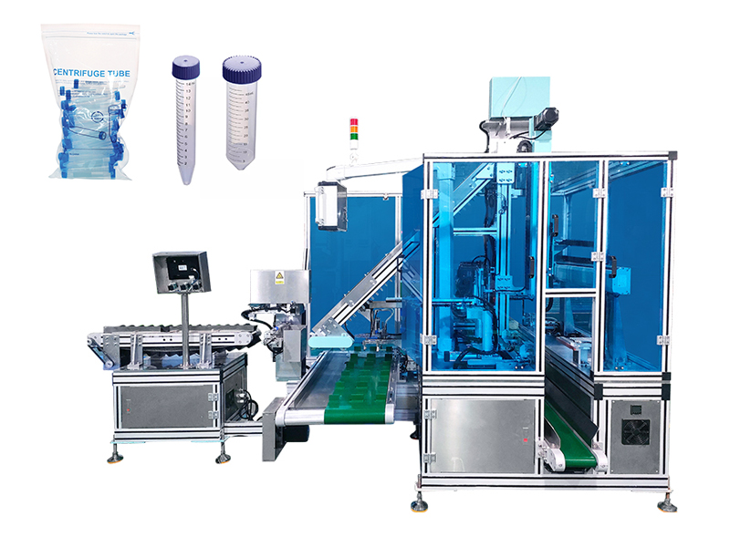 Biological Consumables Centrifuge Tubes Automatic Packaging Machine Counting Bagging & Sealing S