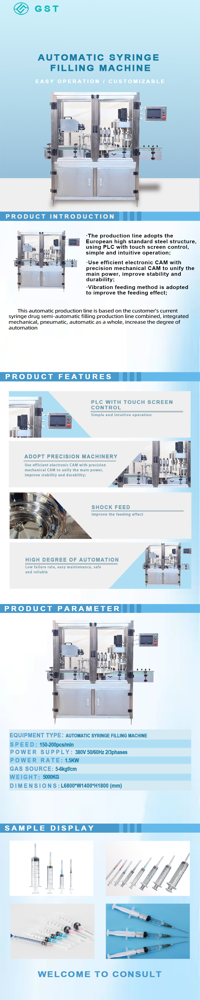 Automatic Filling Machine-Syringe Automatic Filling Machine Automatic Filling Machine-Syringe Automatic Filling Machine