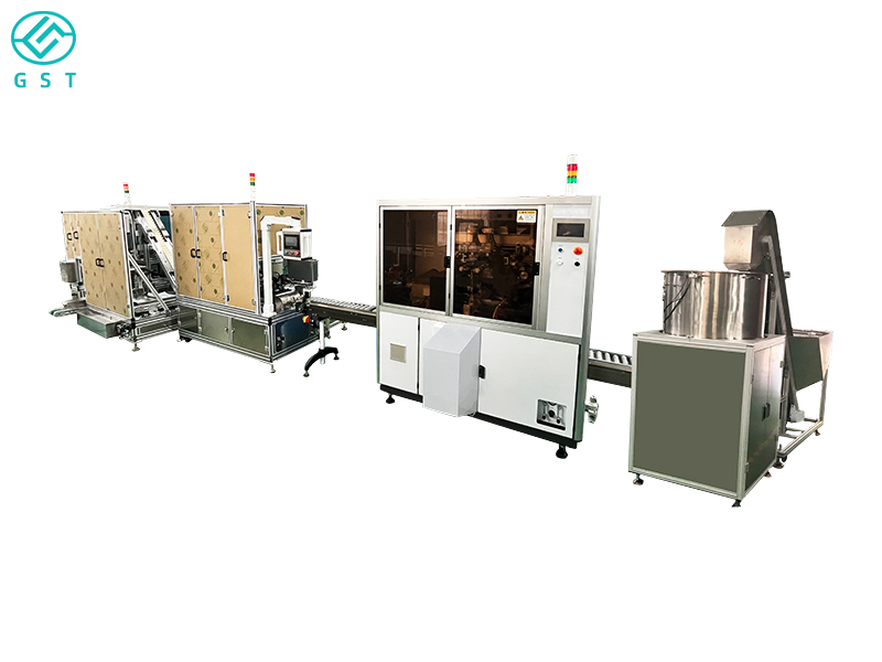 Centrifuge Tube Automatic Production Line: Fully Automatic Loading, Silk Screen Printing, and Capping Integrated Equipment | GST Smart Manufacturing Solutions