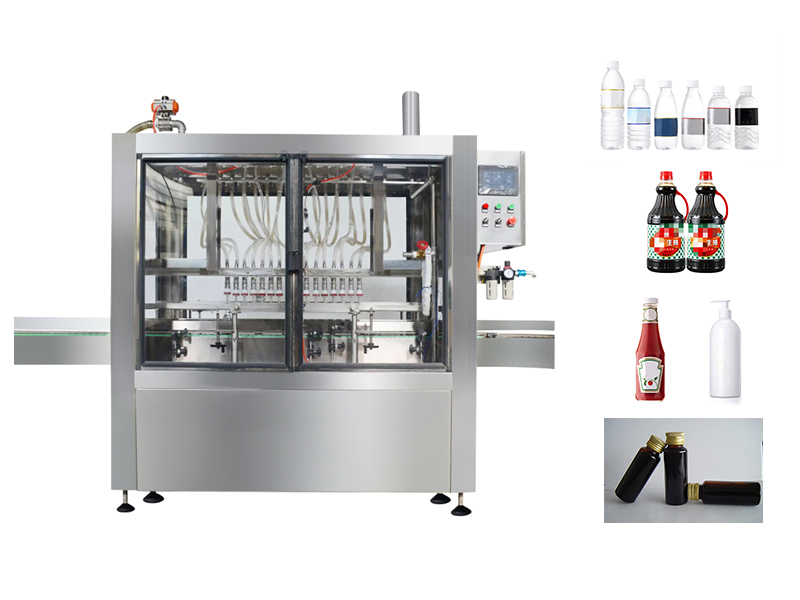 Perfume automatic quantitative precision filling and capping packaging production equipment
