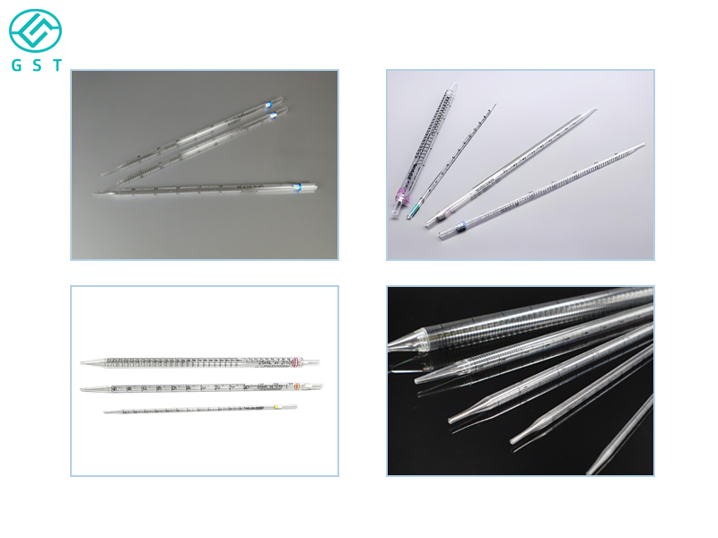 Automatic two-color screen printer for pipettes | High-precision curved screen printing production line equipment for laboratory consumables