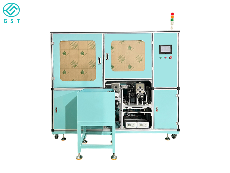 Automatic ultrasonic welding machine for pipettes | GST automated welding system for laboratory consumables