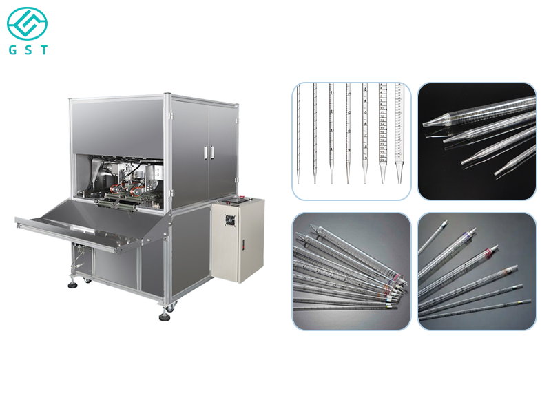 Automatic Pipette Stretch Forming Machine | Laboratory Consumables Forming Automation Equipment | GS
