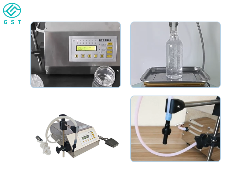 Semi-automatic liquid filling machine | High-precision quantitative filling equipment | High-viscosity fluid material quantitative filling equipment
