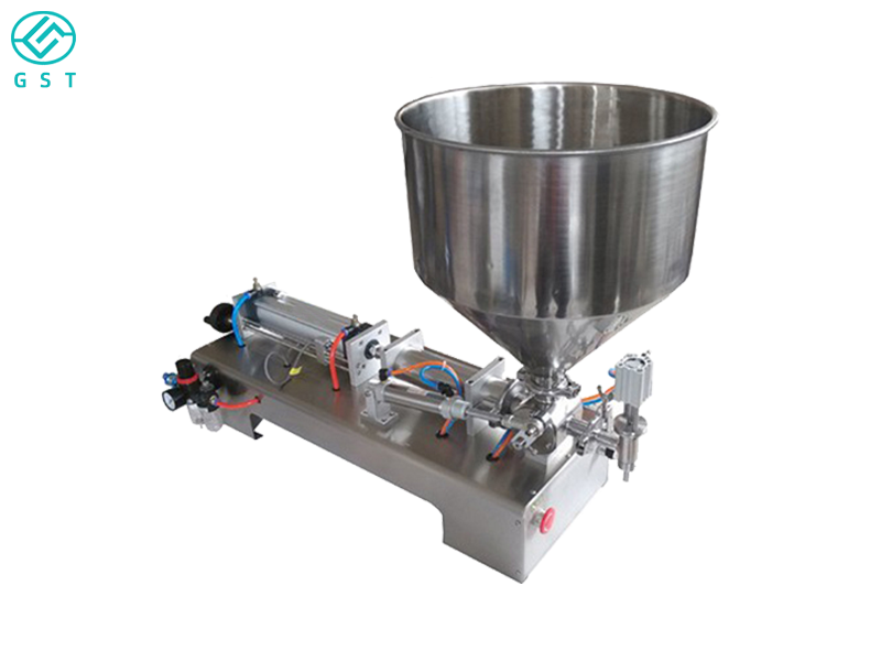 Semi-automatic paste filling machine | Quantitative filling equipment for high-viscosity materials | Stainless steel precision filling machine