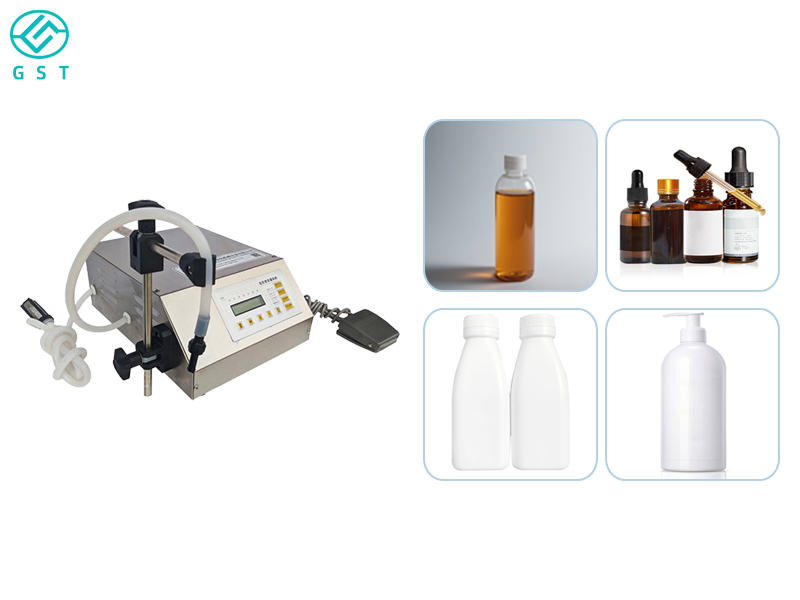 Semi-automatic liquid filling machine | Supports quantitative filling equipment for multiple specifications of bottled liquids | Intelligent fluid filling solution