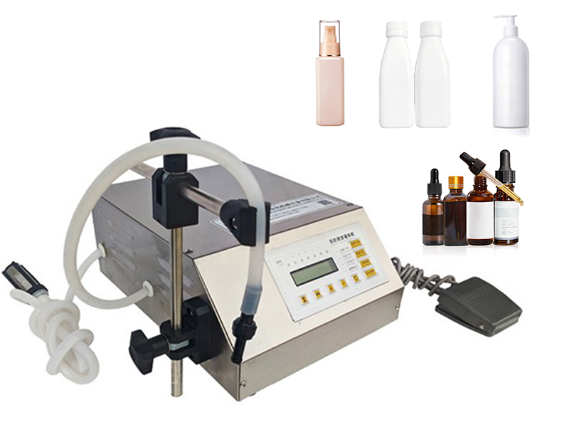 Semi-automatic liquid filling machine | Supports quantitative filling equipment for multiple specifications of bottled liquids | Intelligent fluid filling solution
