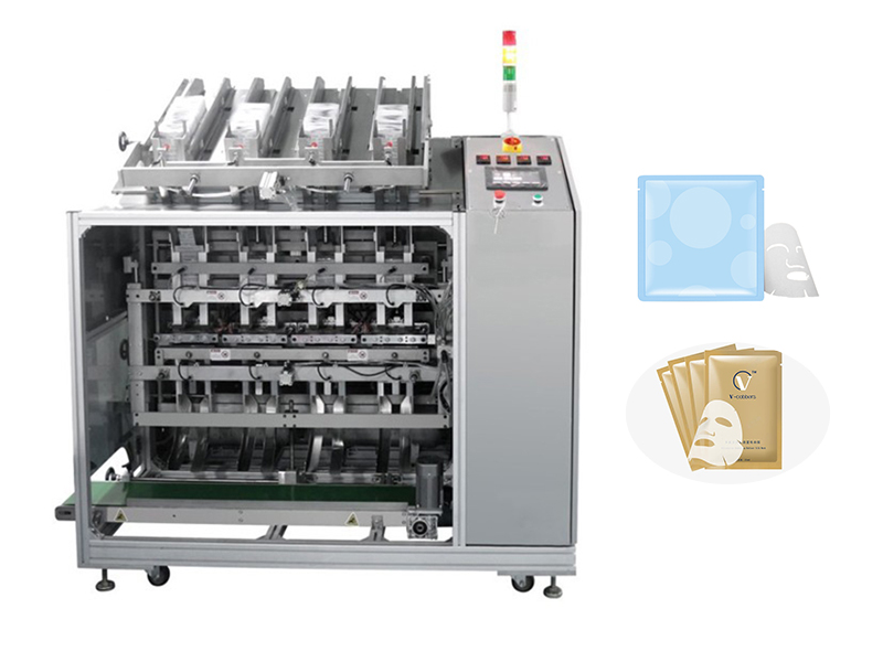 Automatic facial mask filling machine | Fully automatic precision filling and sealing equipment | Intelligent cosmetics production line solutions
